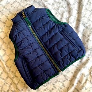 Carters 3 month puffer vest navy hunter green boys baby